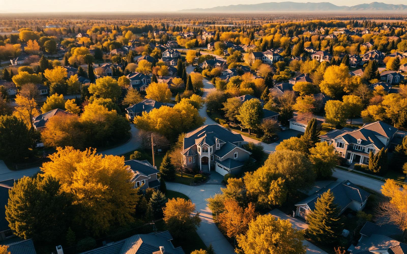A tree-lined Northeast Ohio neighborhood